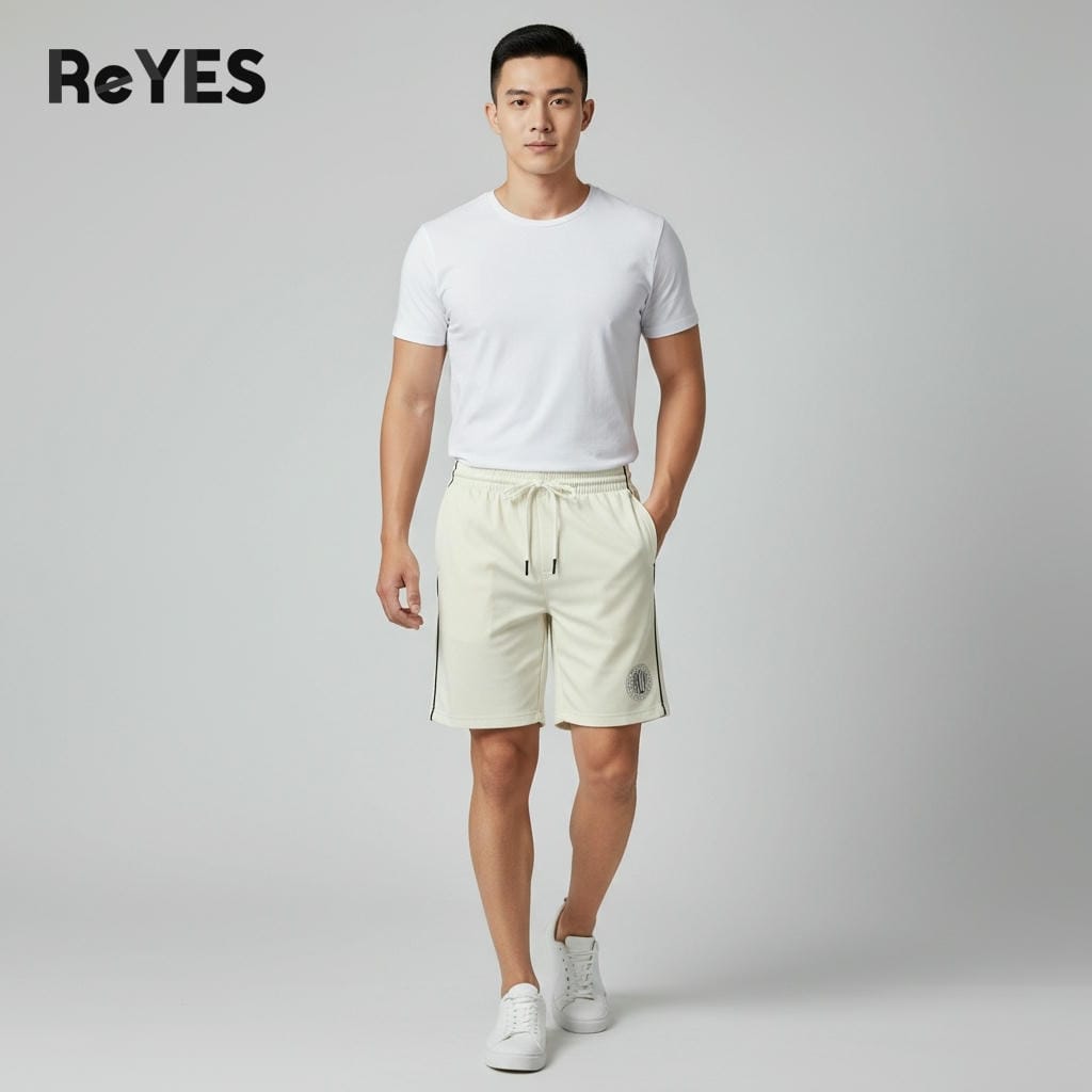 Quần short nam thun co giãn thoáng mát, túi khoá kéo an toàn – đi chơi, luyện tập, mặc ngủ ReYES RPS003 - Ảnh 3