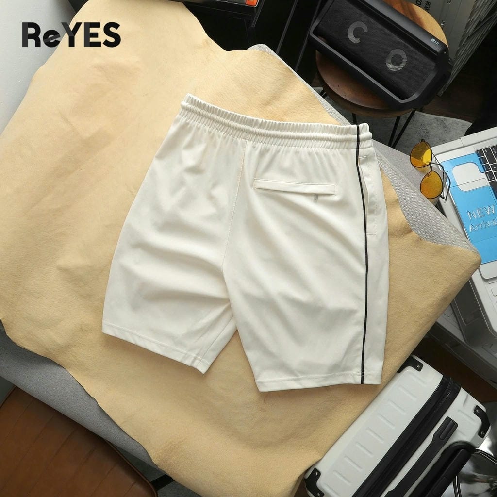 Quần short nam thun co giãn thoáng mát, túi khoá kéo an toàn – đi chơi, luyện tập, mặc ngủ ReYES RPS003 - Ảnh 9