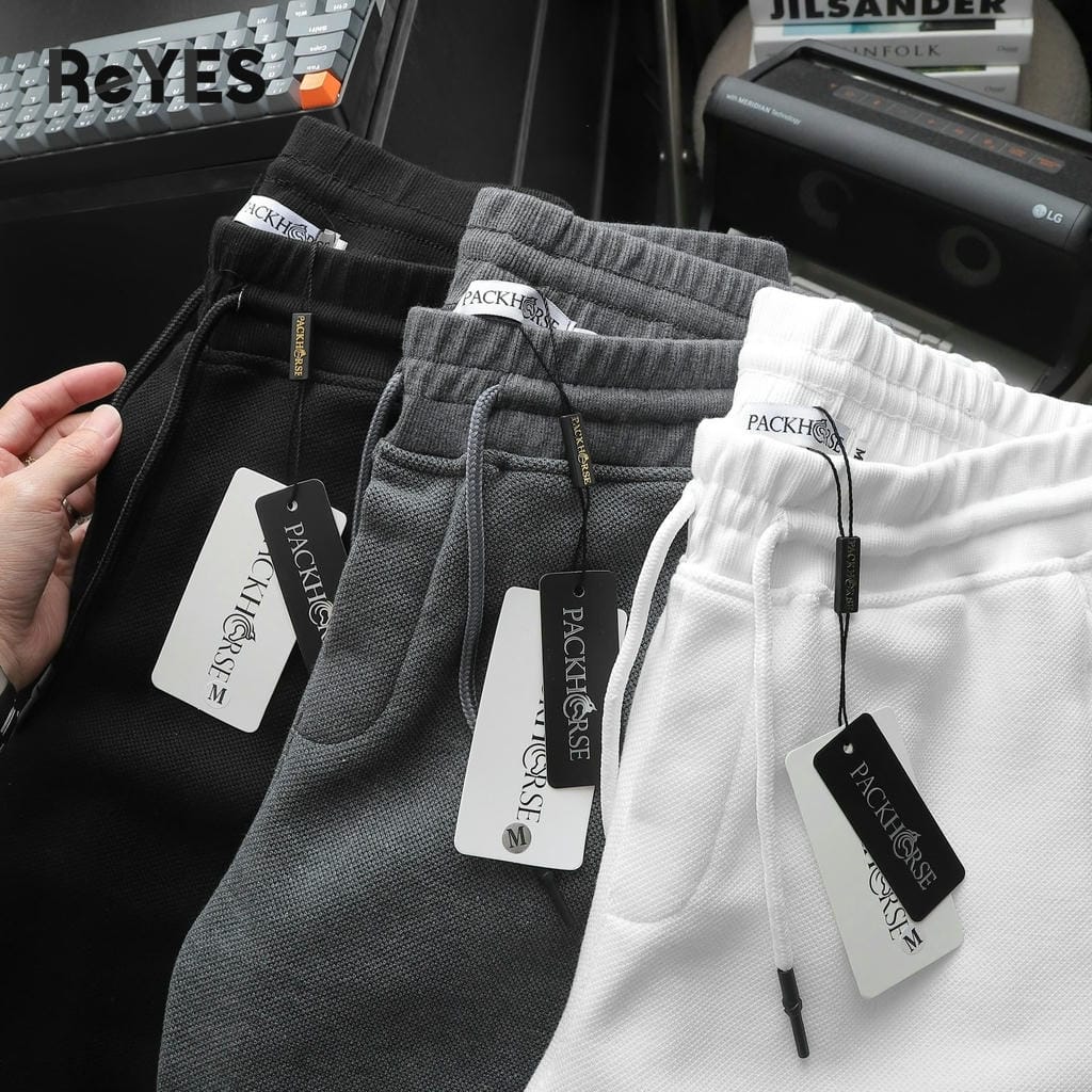 Quần short nam thun Pique co giãn, có túi khóa kéo tiện lợi, quần đùi nam mặc nhà, tập gym, đi chơi ReYES RPS008 - Ảnh 9