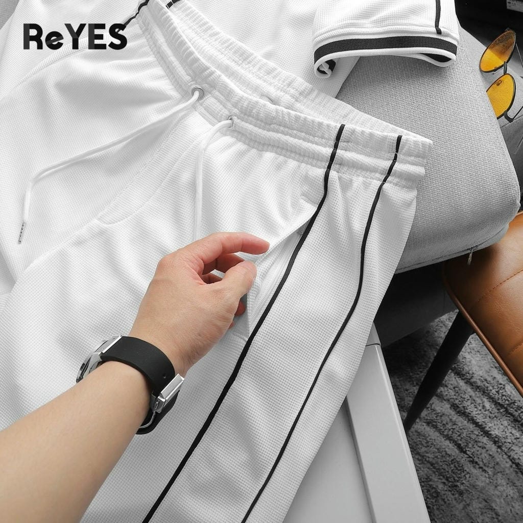 Quần short nam thun ReYES RPS010 dáng thể thao, quần đùi nam mặc nhà đi chơi, da cá co giãn 2 màu basic - Ảnh 9