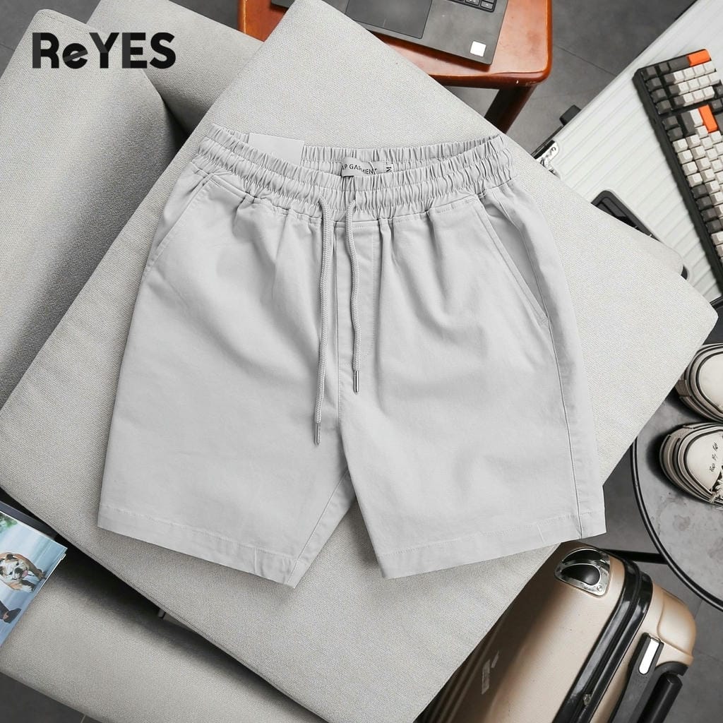Quần thun nam ngắn lưng thun ReYES RPS001 vải kaki, dáng suông trên gối, dễ phối, tập nhẹ du lịch - Ảnh 6
