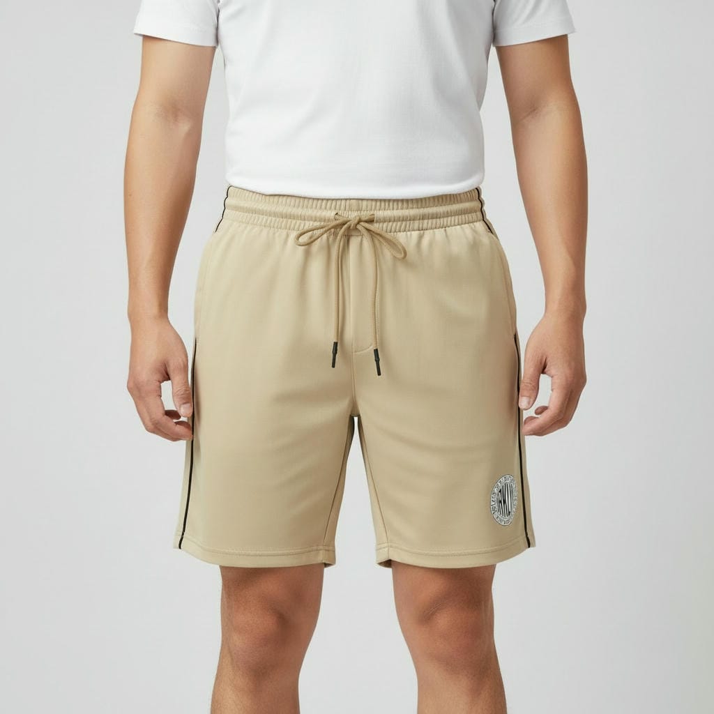 Quần thun nam ngắn ReYES RPS003 form thể thao, quần short nam chất cotton có túi khóa kéo an toàn, mặc nhà chạy bộ - Ảnh 4