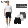 Quần thun nam ngắn Tank ReYES RPS008 lưng thun dây rút, túi khóa kéo – mặc nhà, tập gym thoáng mát