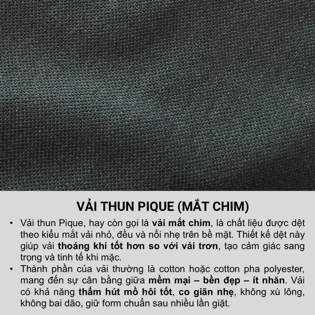 Alternative view of Quần thun nam ngắn trơn ReYES RPS005 basic thun Pique, túi khóa kéo, mặc nhà tập gym thoáng mát